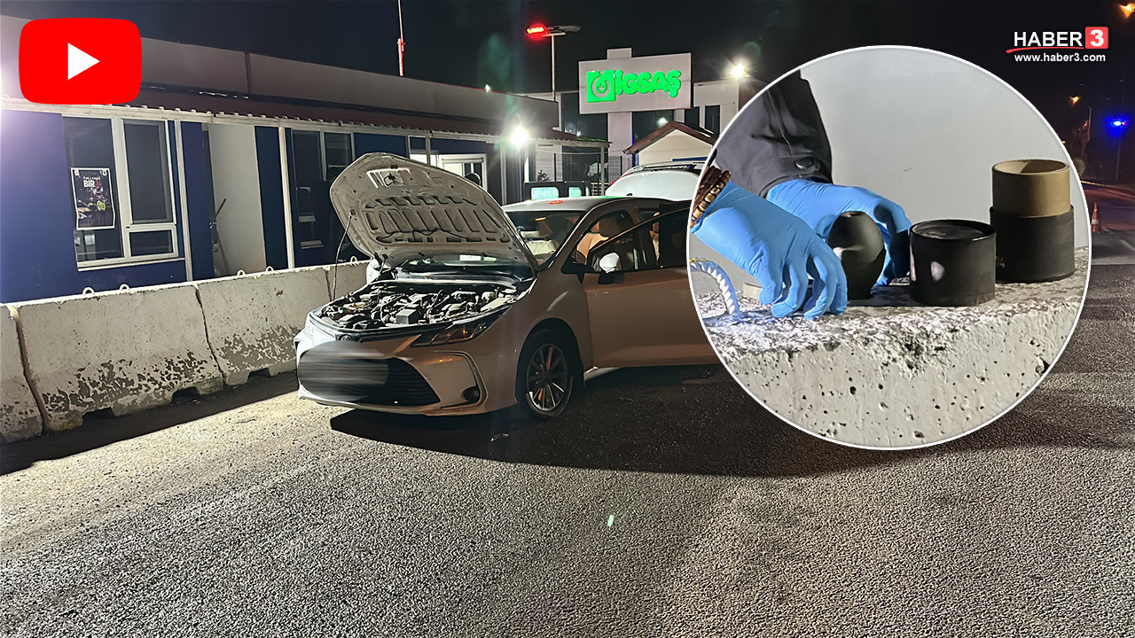 İstanbul - Antalya yolunda Daltonlar operasyonu! Araçtan el bombası çıktı!