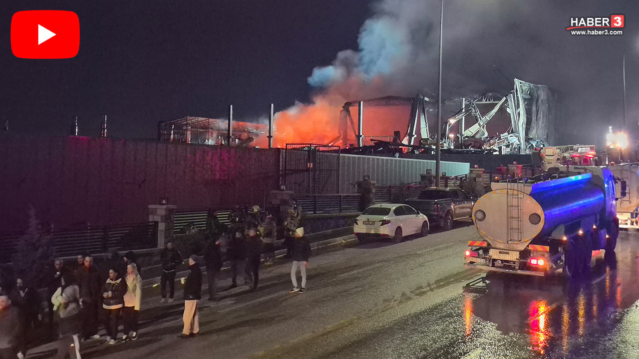 Ankara'da büyük fabrika yangını... Alevler geceyi gündüze çevirdi!