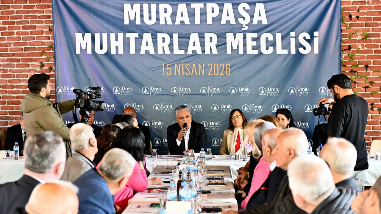 Muratpaşa Muhtarlar Meclisi toplandı