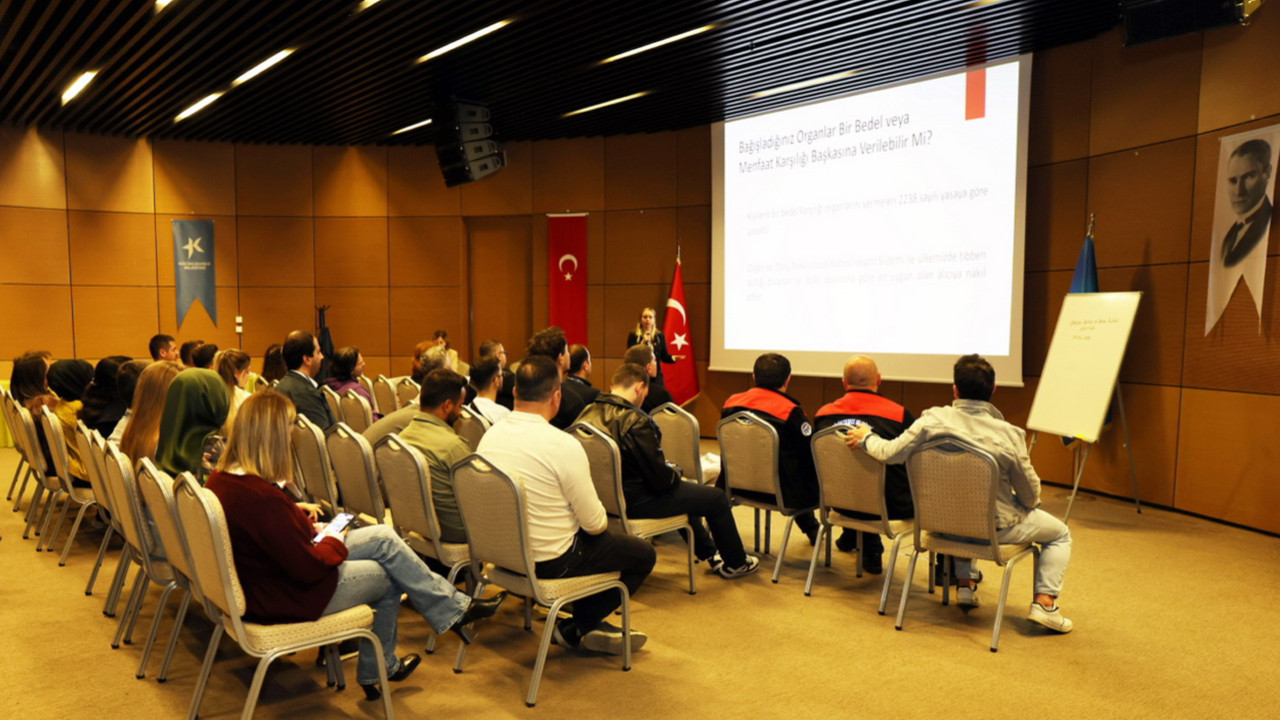 Küçükçekmece'de personele organ bağışı eğitimi