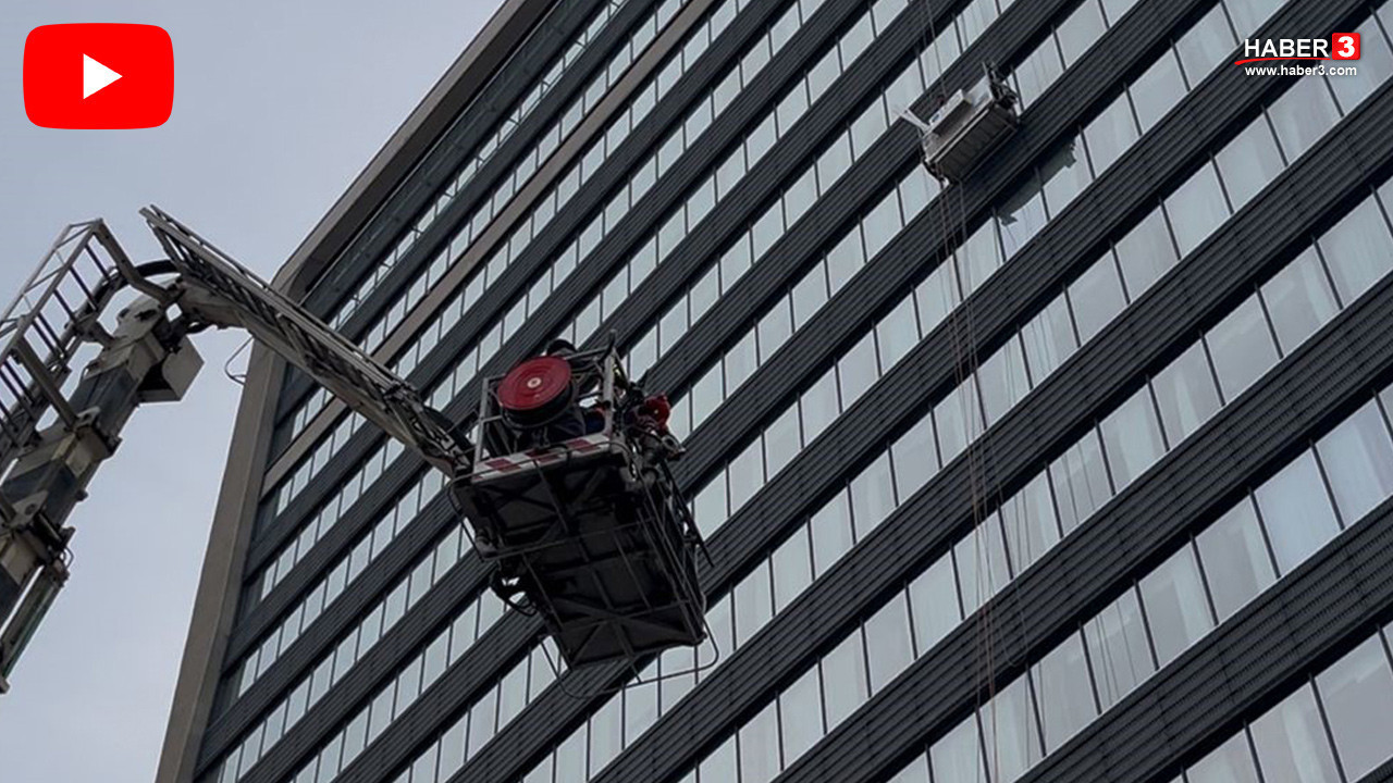 Bursa'da 22 katlı özel hastanede korku dolu anlar! Ekipler seferber oldu...