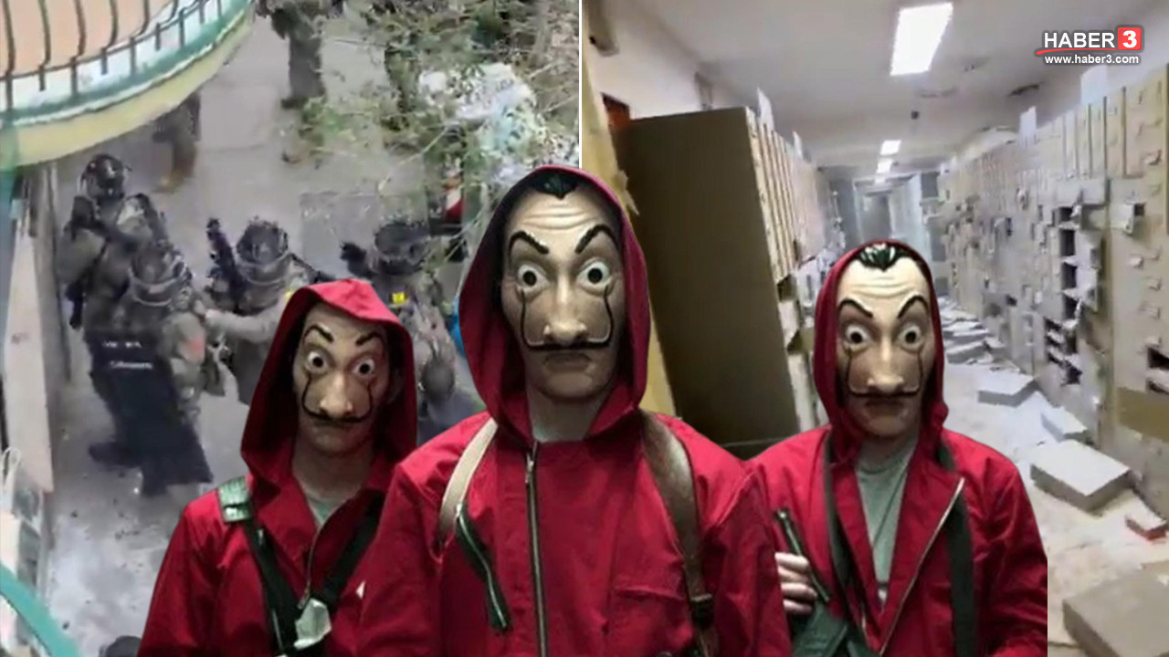 La Casa De Papel değil gerçek! Dünya bu banka soygununu konuşuyor