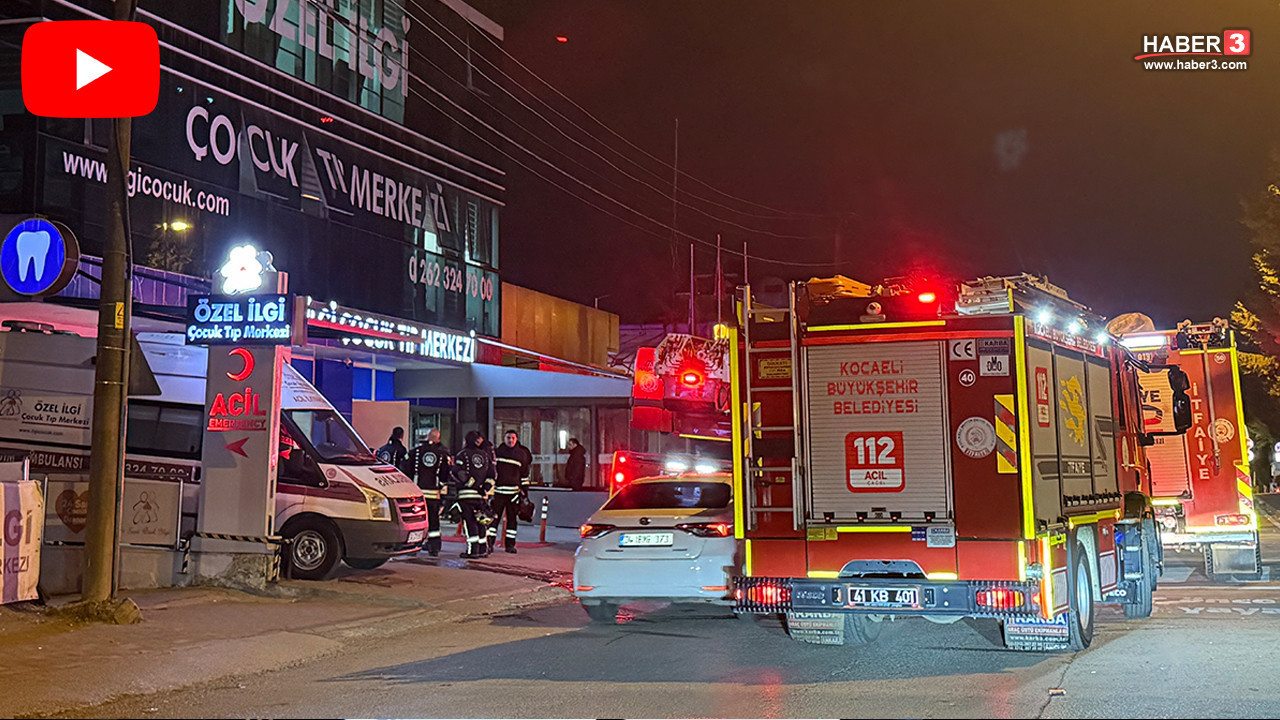 Hastanede büyük yangın; Hastalar ve çocuklar tahliye edildi!