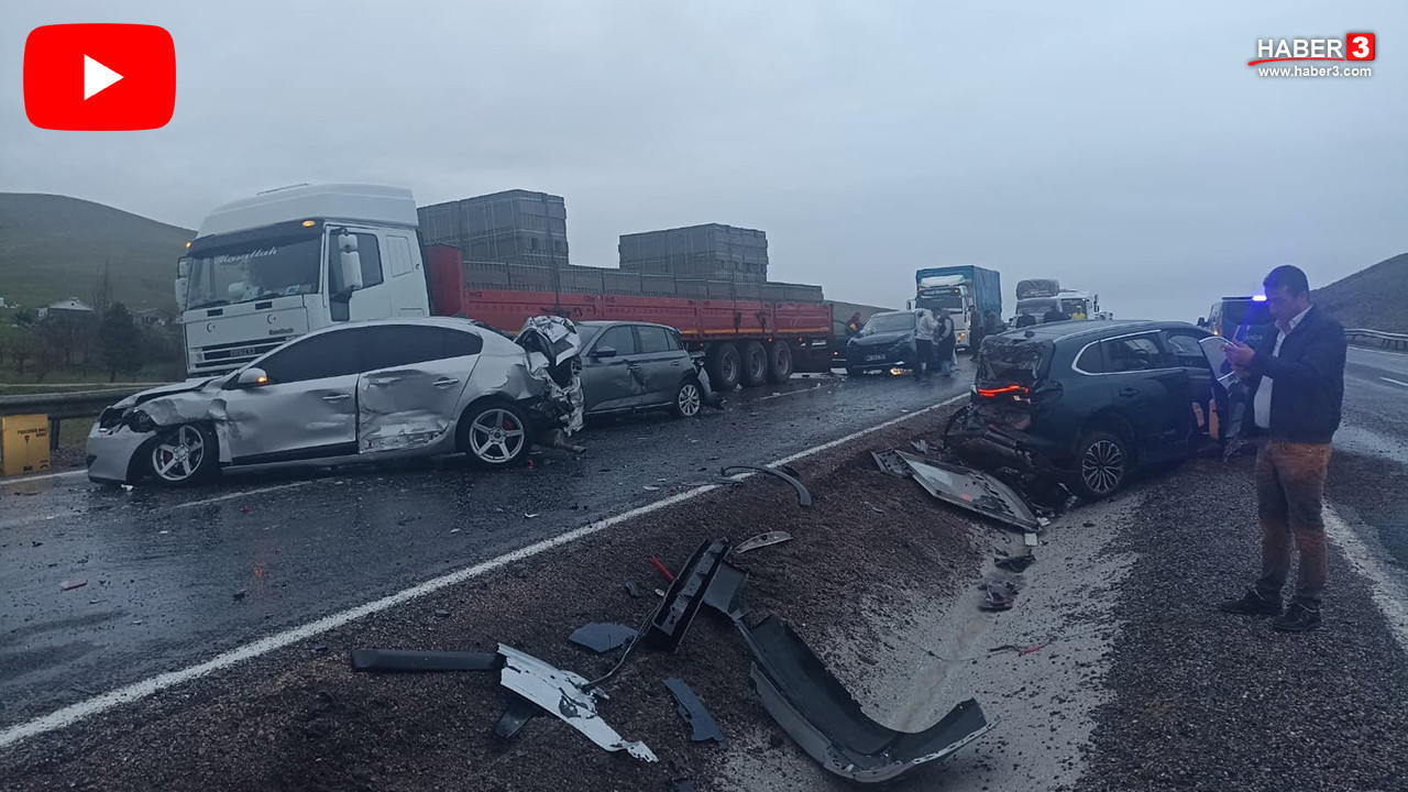 Otoyolda zincirleme dehşet: Yolcu otobüsü 10 araca çarparak durabildi, çok sayıda yaralı var!