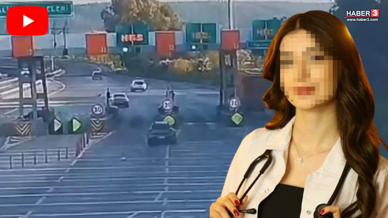 25 yaşındaki genç doktorun öldüğü korkunç kaza kamerada