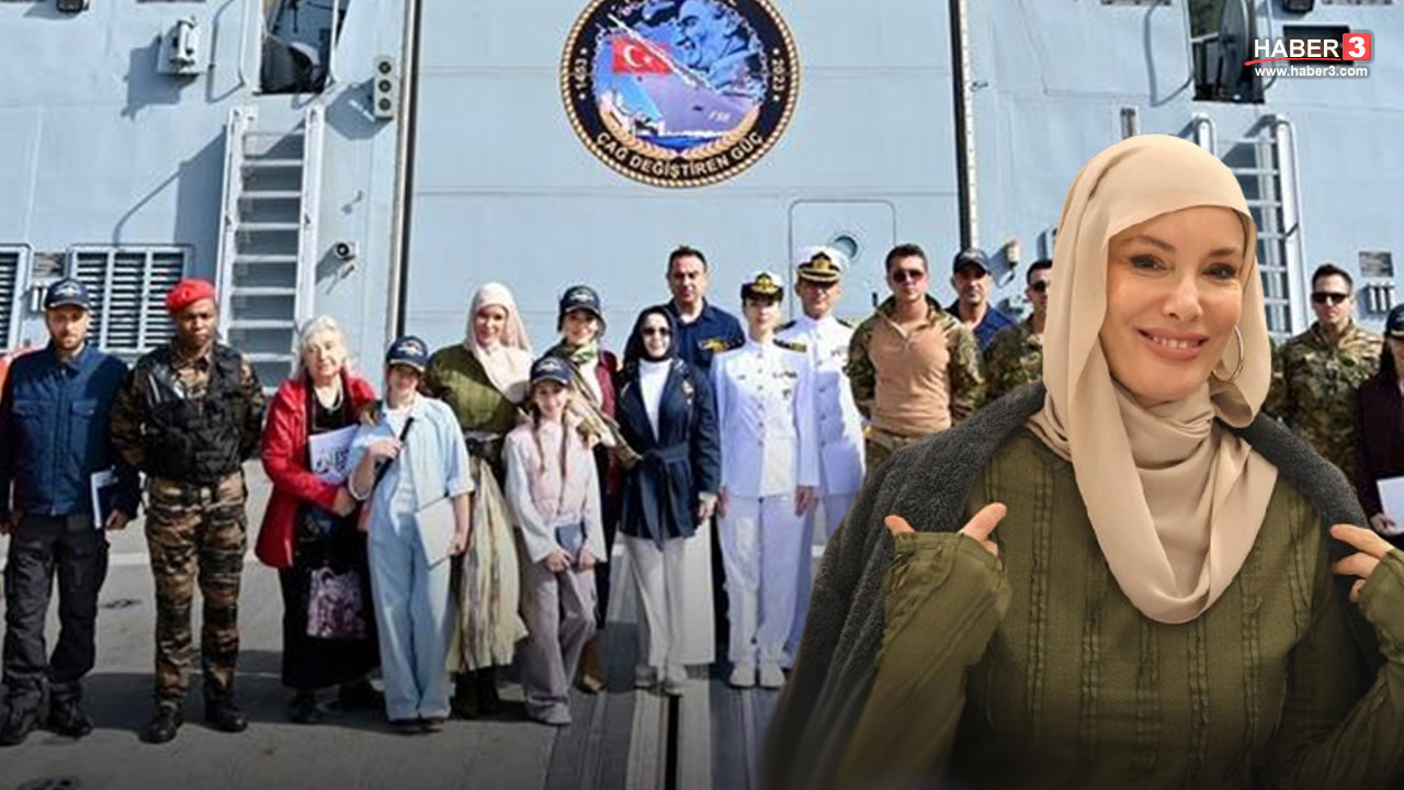 Gamze Özçelik setlere geri döndü! Operasyon Milli Savaş gemisi pozları dikkat çekti