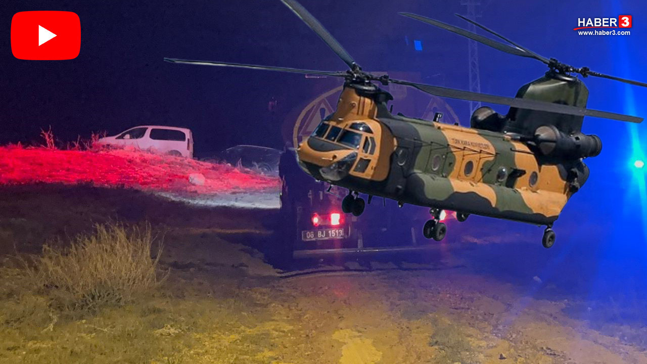 Ankara'da askeri helikopter düştü! Pilotlar kazadan sağ olarak kurtuldu!