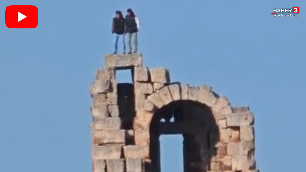 Türkiye'nin 2 bin yıllık tarihi yapısında skandal görüntüler!