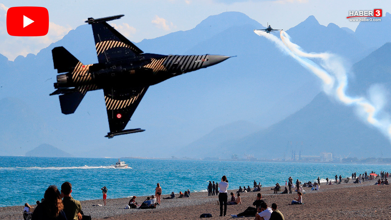 Turizm başkentinde SOLOTÜRK şöleni! Nefesleri kesen prova saniye saniye kamerada