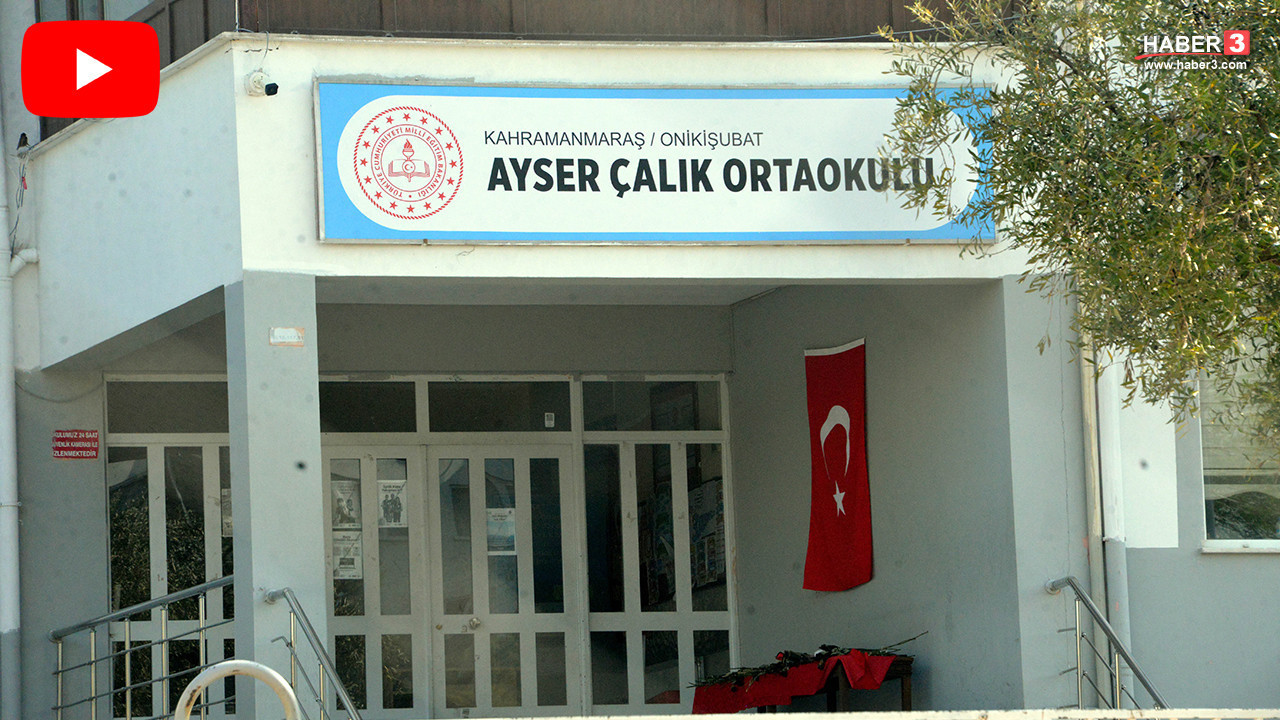 Kahramanmaraş'ta buruk 23 Nisan: Saldırının yaşandığı Ayser Çalık Ortaokulu'nda sessizlik hakim