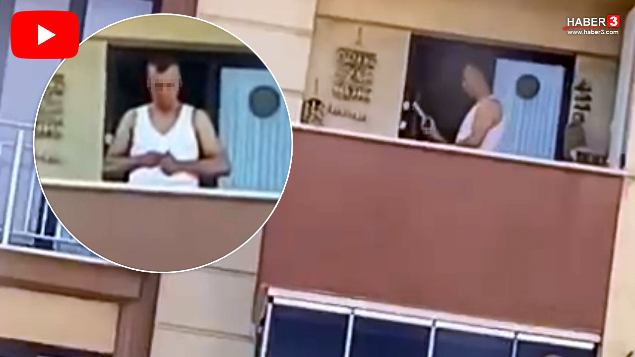İstanbul'da balkondaki şarjör şovunda ruhsatsız silah ele geçirildi, şüpheli serbest bırakıldı!