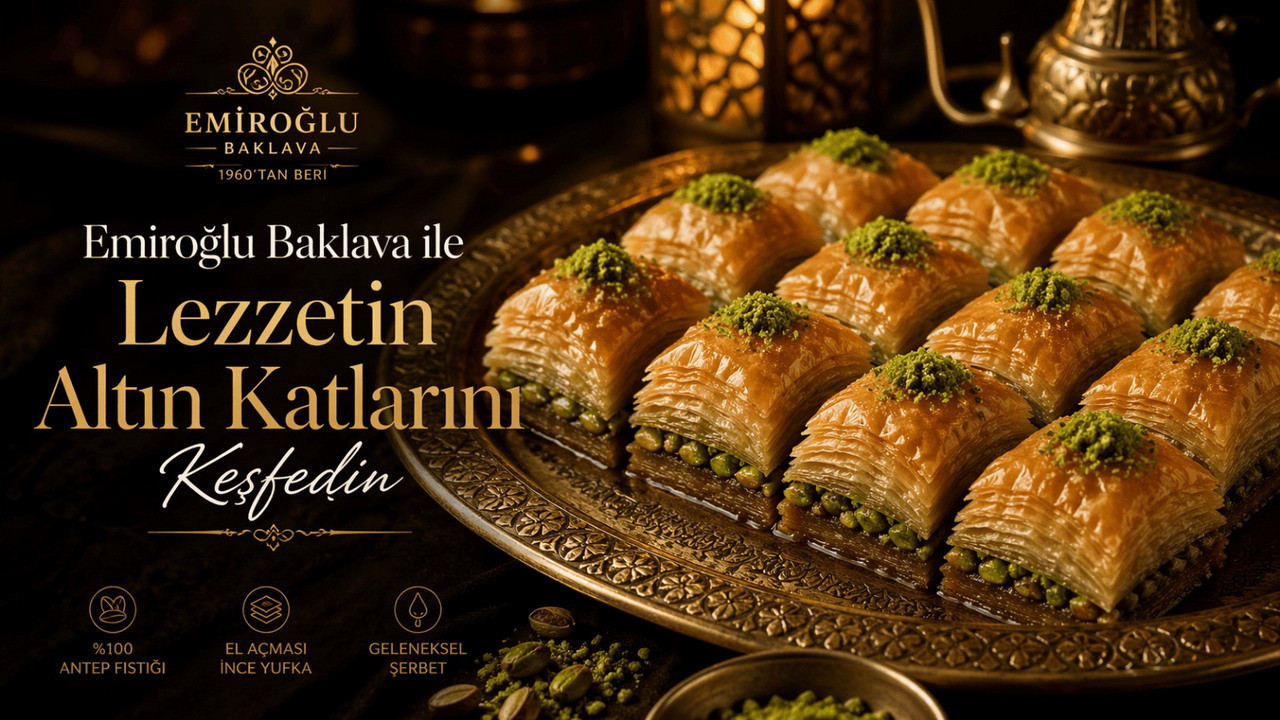 Emiroğlu Baklava ile Lezzetin Altın Katlarını Keşfedin