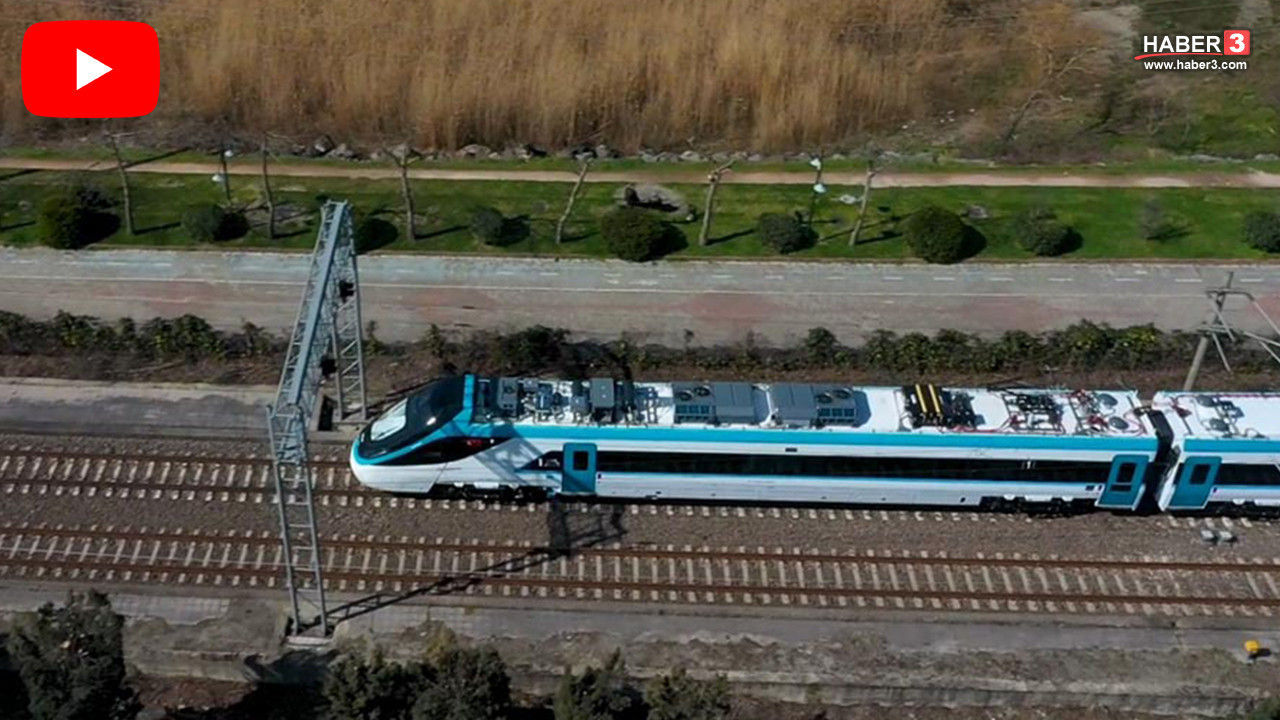 Türkiye'nin ilk hızlı treni raylara indi; rekor hıza ulaştı!