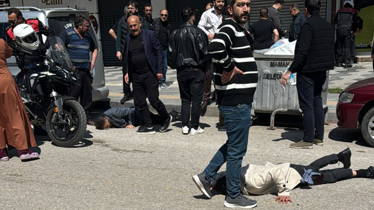 Sokak ortasında kayınpeder-damat kavgası kanlı bitti