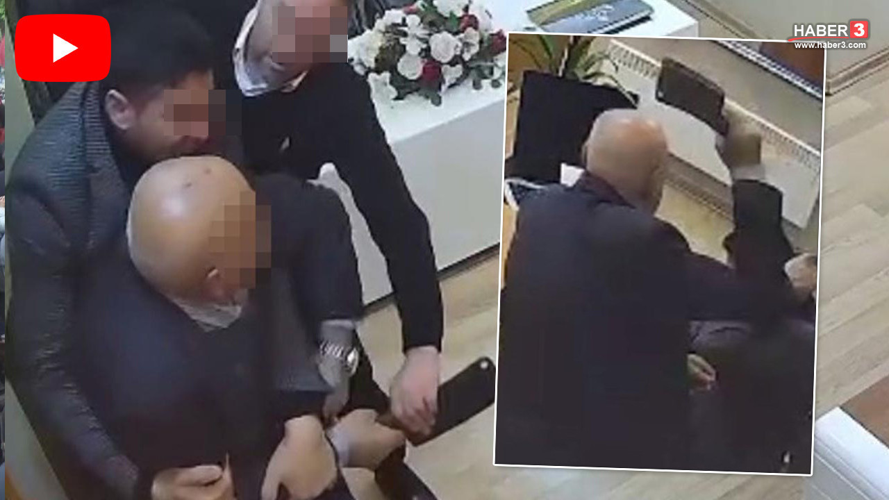 Gözü dönen psikopat belediye binasını birbirine kattı: Satırlı dehşet kamerada!