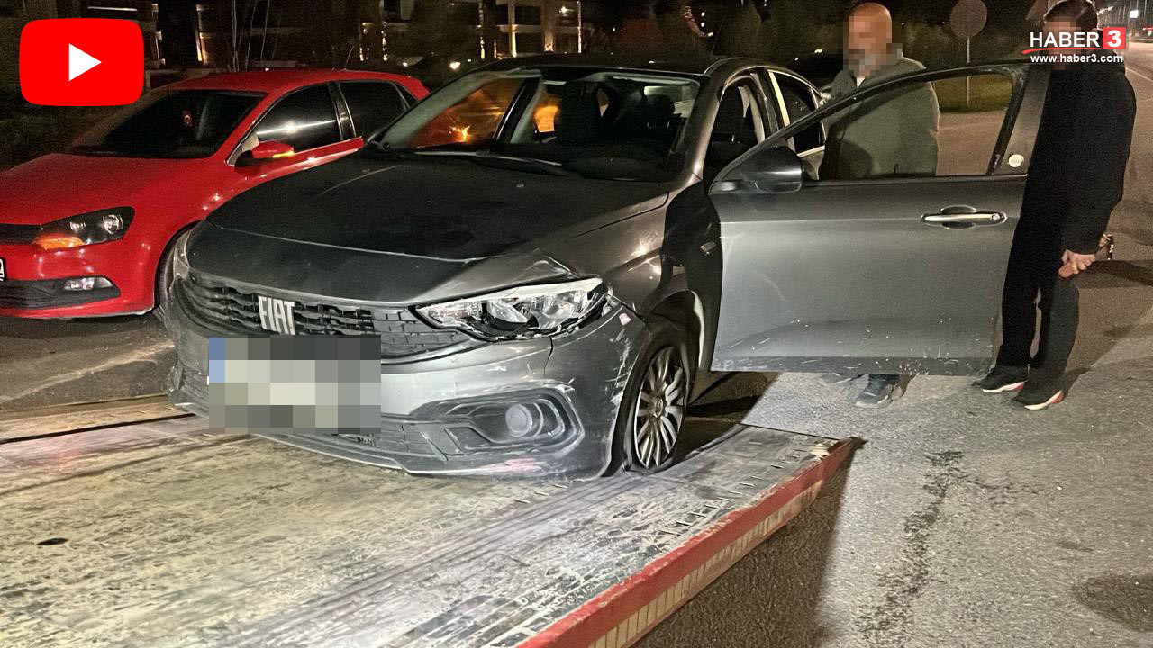 Film gibi operasyon: ''Dur'' ihtarına uymayan şüpheli araç lastikleri patlatılarak durduruldu