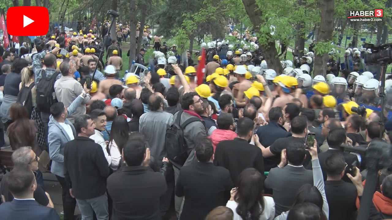 Aylardır maaş alamayan işçilerin direnişi sürüyor: 8'inci günde polisten biber gazlı müdahale!