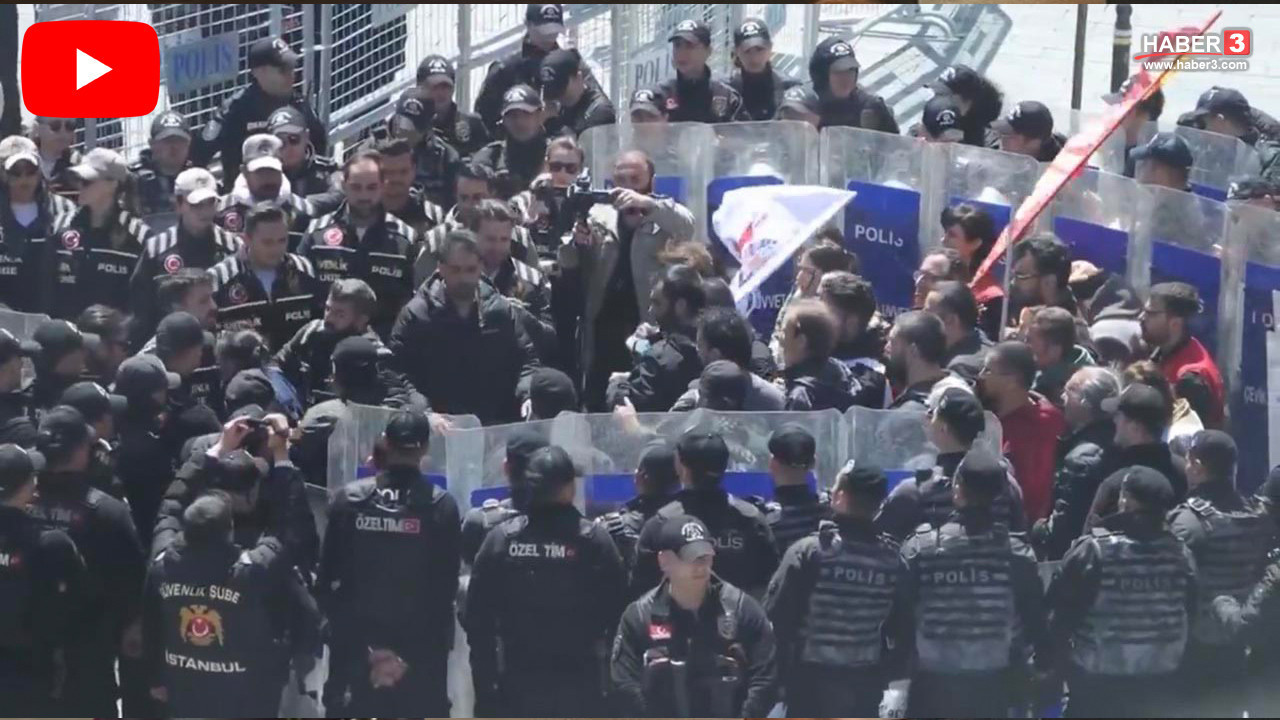 Taksim’de 1 Mayıs 1977 anmasına polis müdahalesi: Onlarca gözaltı var!