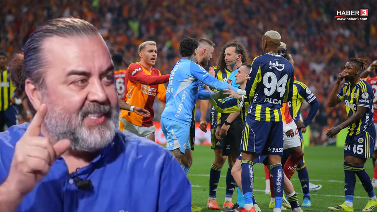 Derbi sonrası canlı yayında olay sözler: ''O şerefsiz, o hain...''