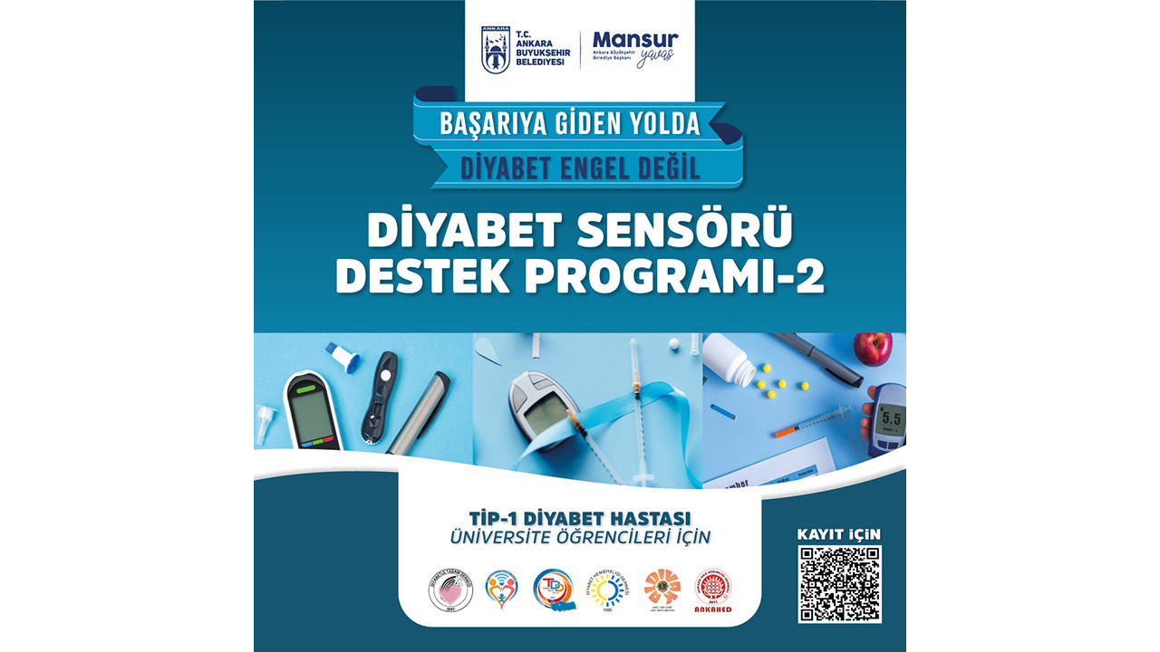 Ankara Büyükşehir'in diyabet sensörü desteği devam ediyor