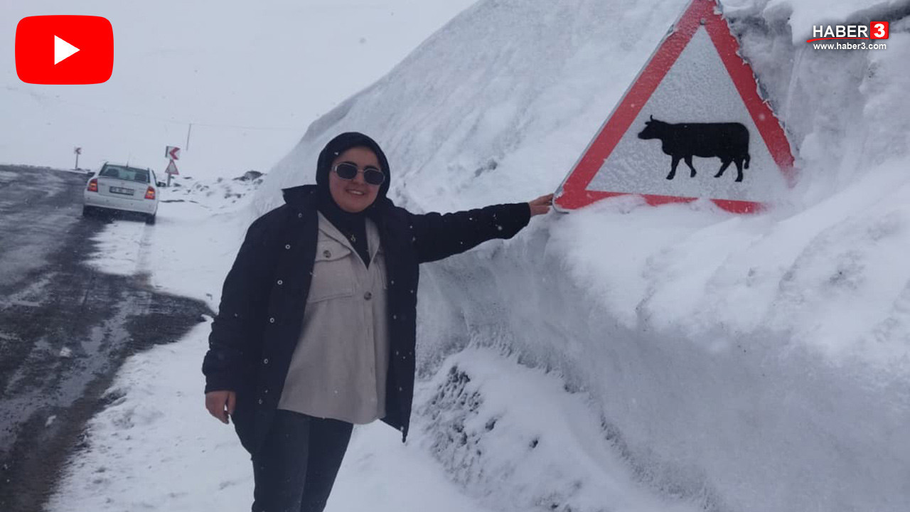 Bu ilimize bahar gelmedi; kar kalınlığını gören gözlerine inanamadı