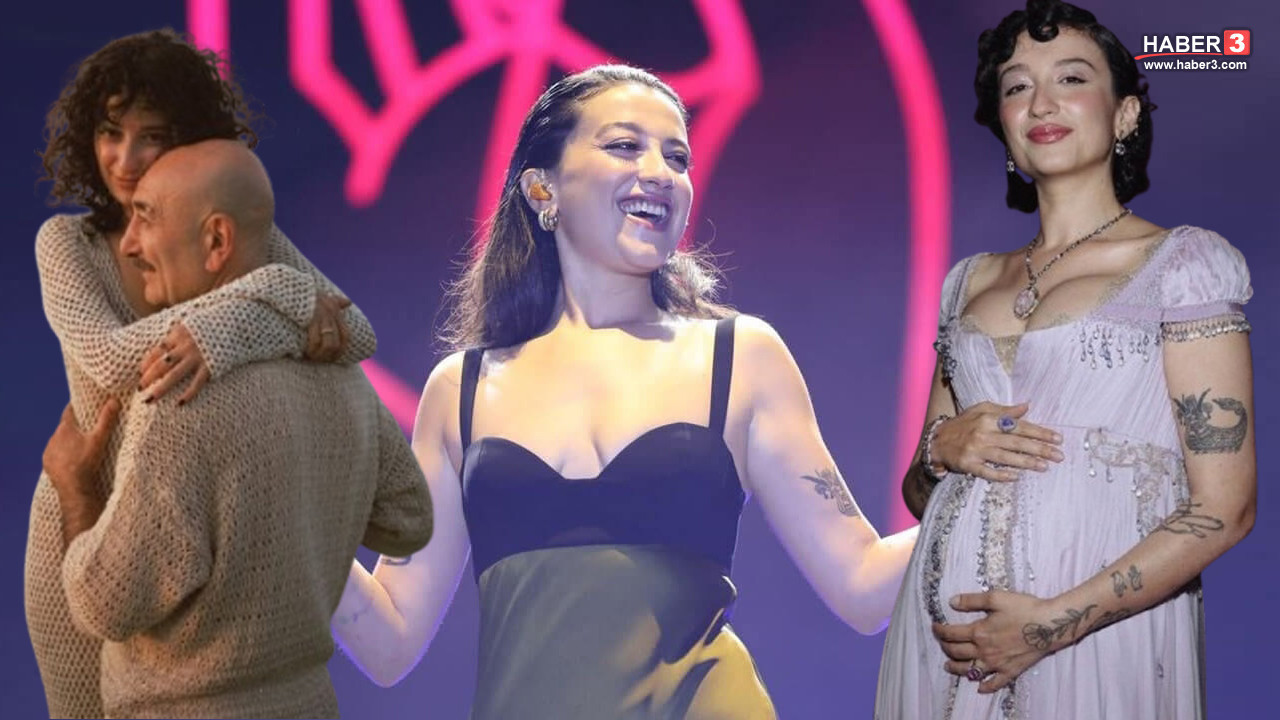 Sahnelerin sevilen ismi Melike Şahin hamile olduğunu karnı burnunda pozla duyurdu