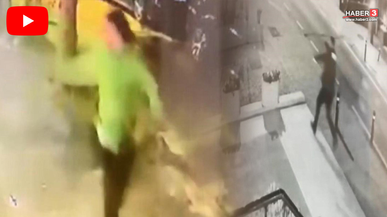 Mekandan kovuldu, silahla geri dönüp ateş açtı! Polis ayağından vurdu