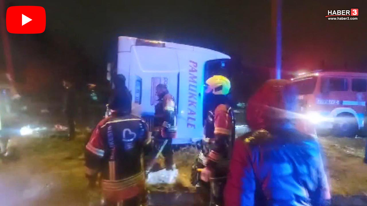 Balıkesir'de yolcu otobüsü devrildi: 3 ölü, 31 yaralı var!