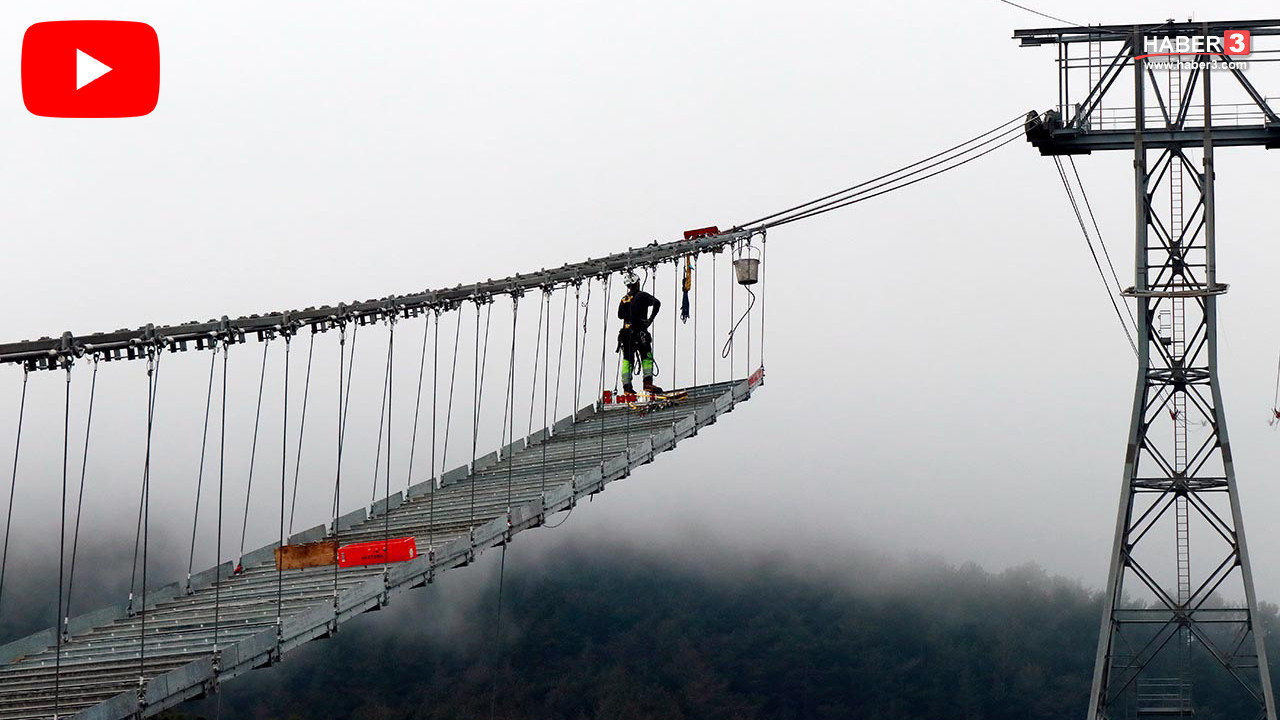 Türkiye'nin dev teleferiğinde nefes kesen operasyon kamerada!