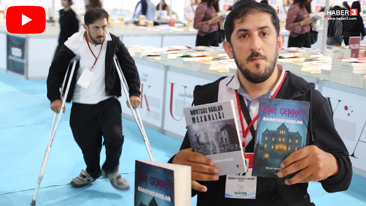 Hiç okula gitmeden harfleri çözdü, engelini kalemiyle aşıp 5 yılda tam 3 roman yazdı