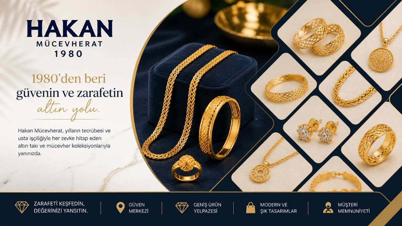 Altın Yüzük Modelleri Hakan Mücevherat’ta