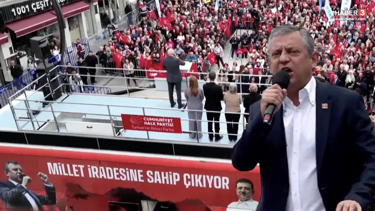 CHP lideri Özel'den bir seçim resti de ABD'ye: ''Bu topraklar sizin bildiğiniz topraklar değil''