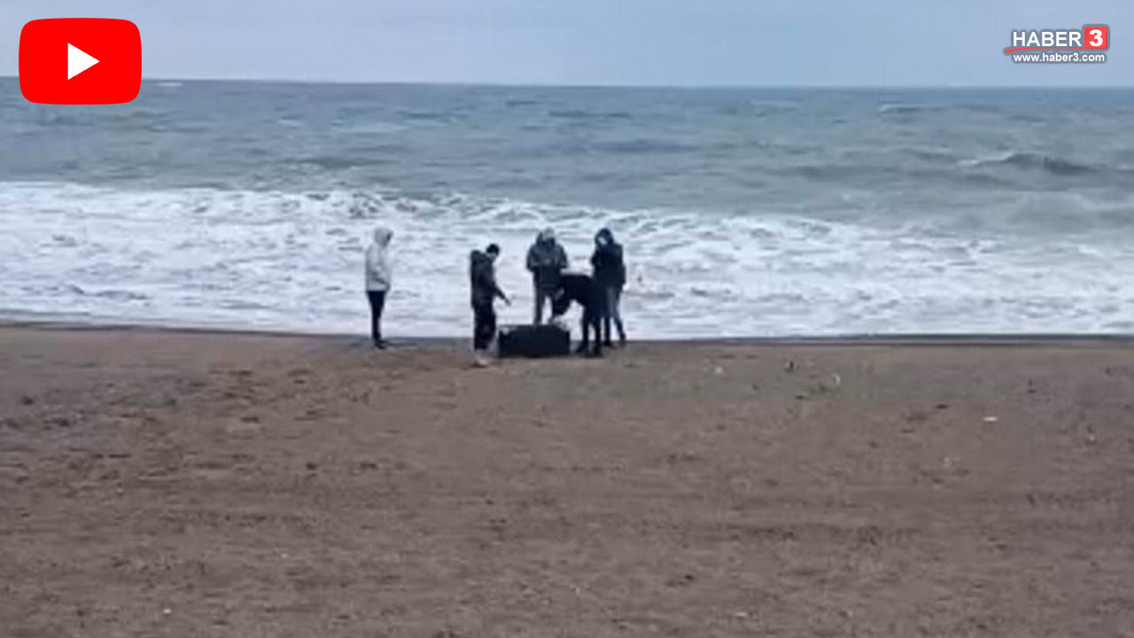 Sakarya’da kıyıya vuran çantadan kirli bir servet çıktı!