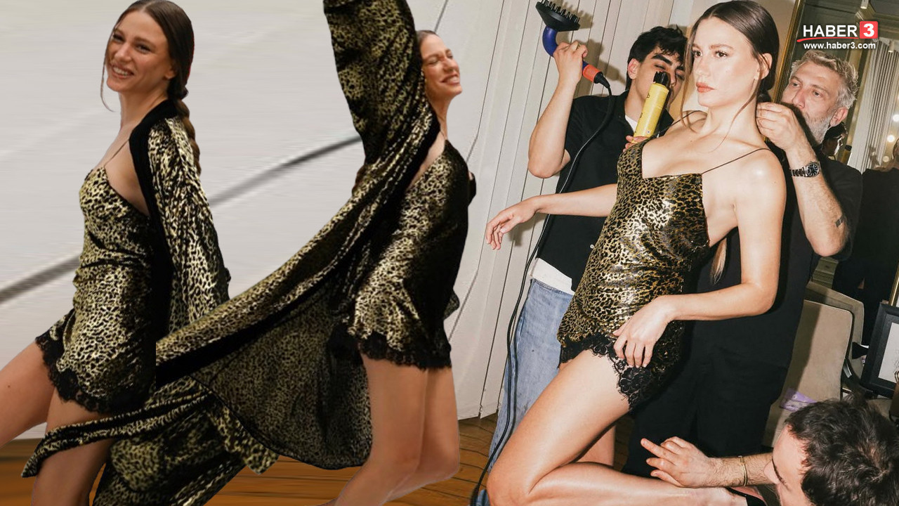 Serenay Sarıkaya’nın cesur leopar kıyafetinin fiyatı dudak uçuklattı