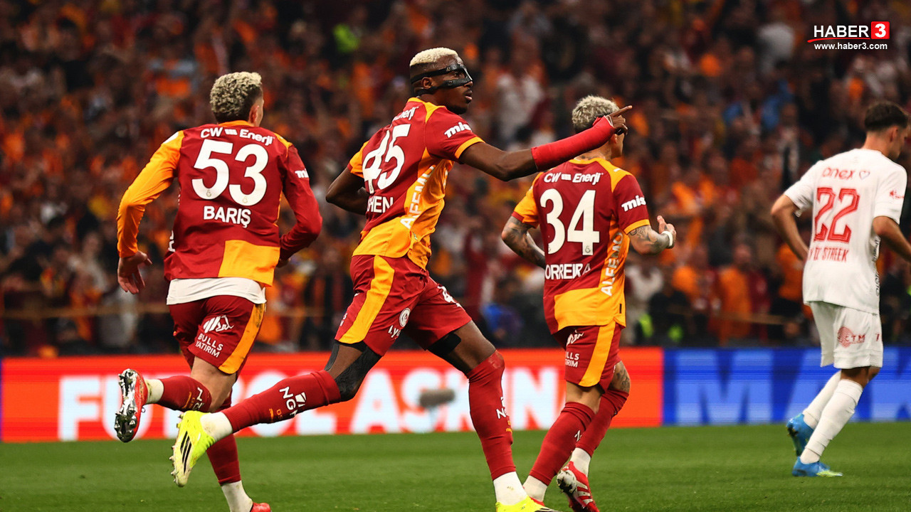 Galatasaray 26. kez Şampiyon! Aslan Antalyaspor karşısında tarih yazdı