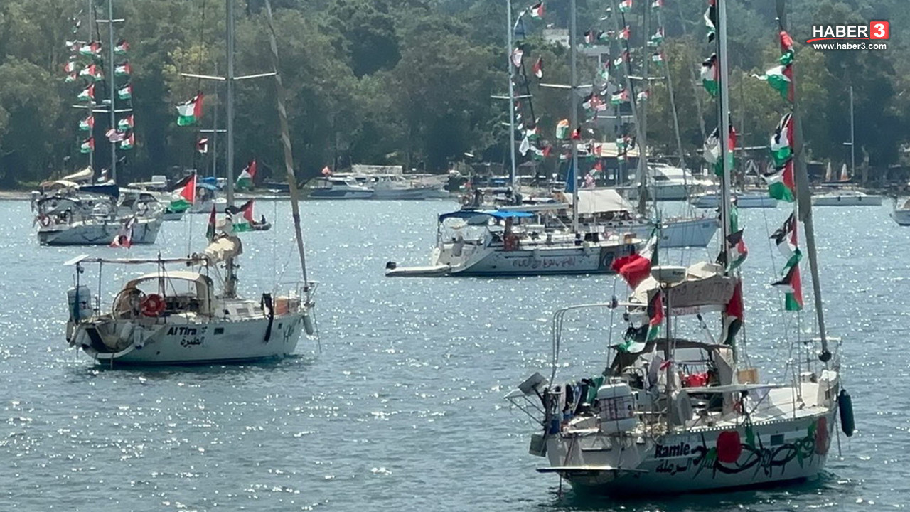 İsrail müdahalesine uğrayan Küresel Sumud Filosu Marmaris’te!