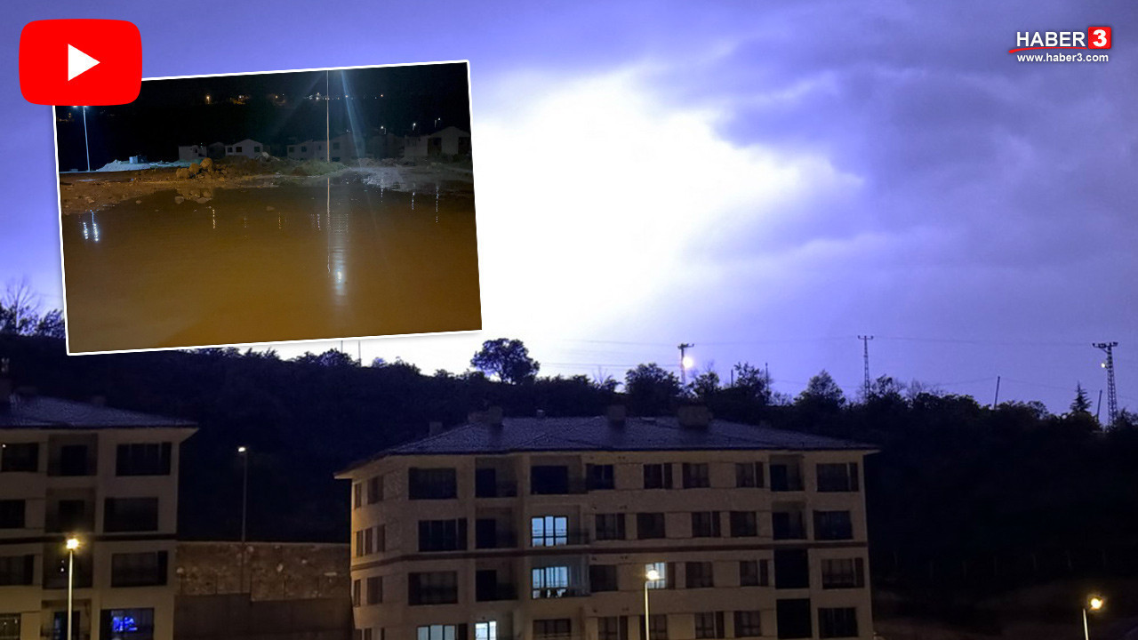 Kayseri'de kabus gecesi: Şimşekler şehri aydınlattı, sağanak sonrası evleri su bastı!