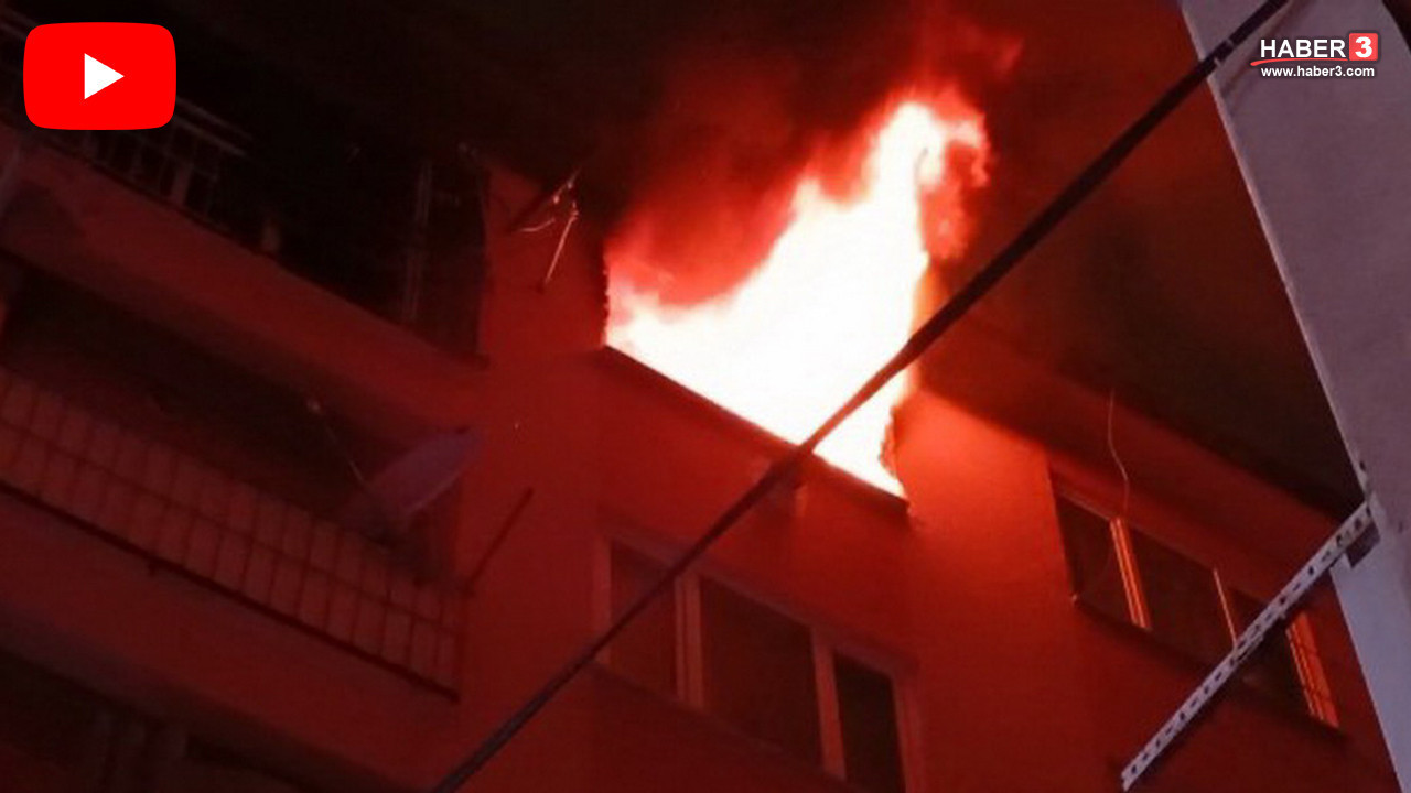 Bursa'da korkutan gece: 6 katlı bina bir anda alev topuna döndü!