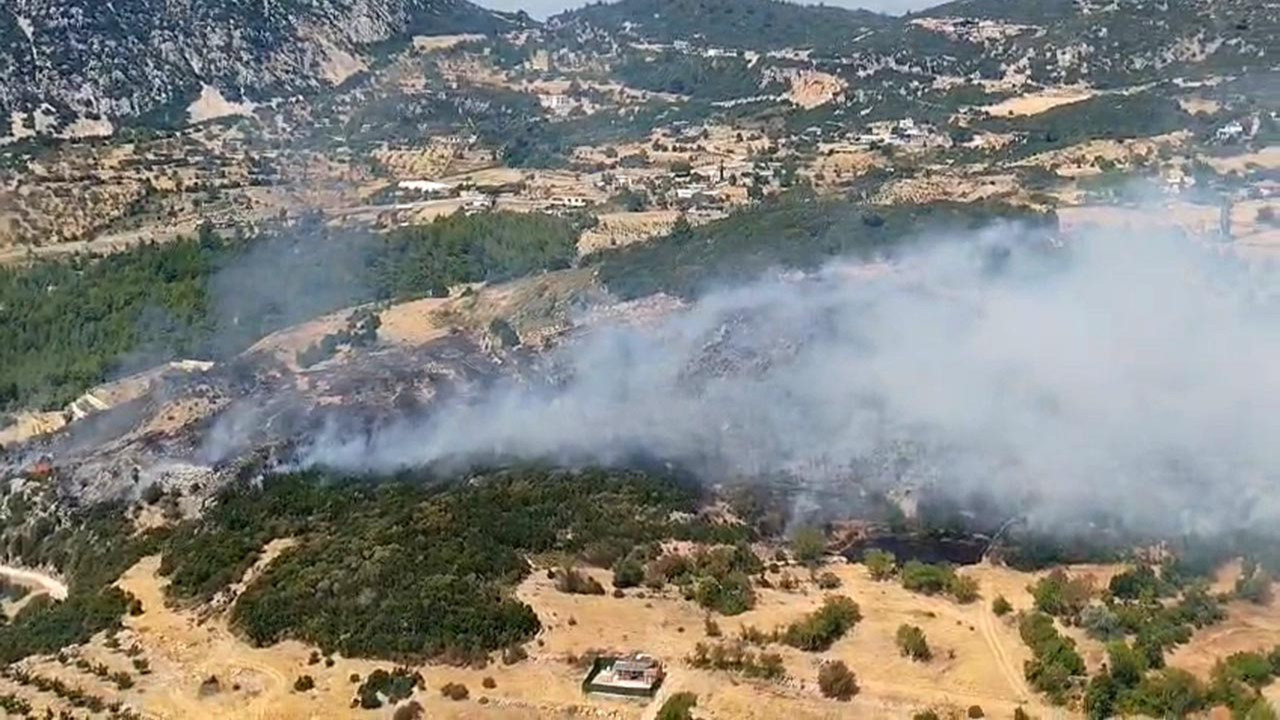 Antalya Kaş'ta orman yangını