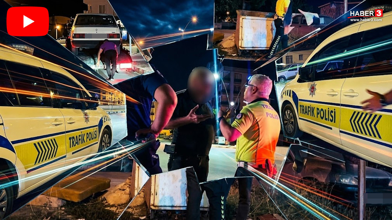 Ehliyetsiz oğlunun trafik cezasına koşan alkollü babaya 400 bin TL trafik cezası kesildi!