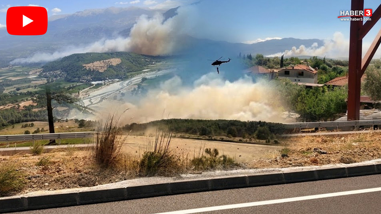 Muğla'da çıkan orman yangını Antalya'ya sıçradı; dünyaca ünlü Saklıkent kanyonu kapatıldı