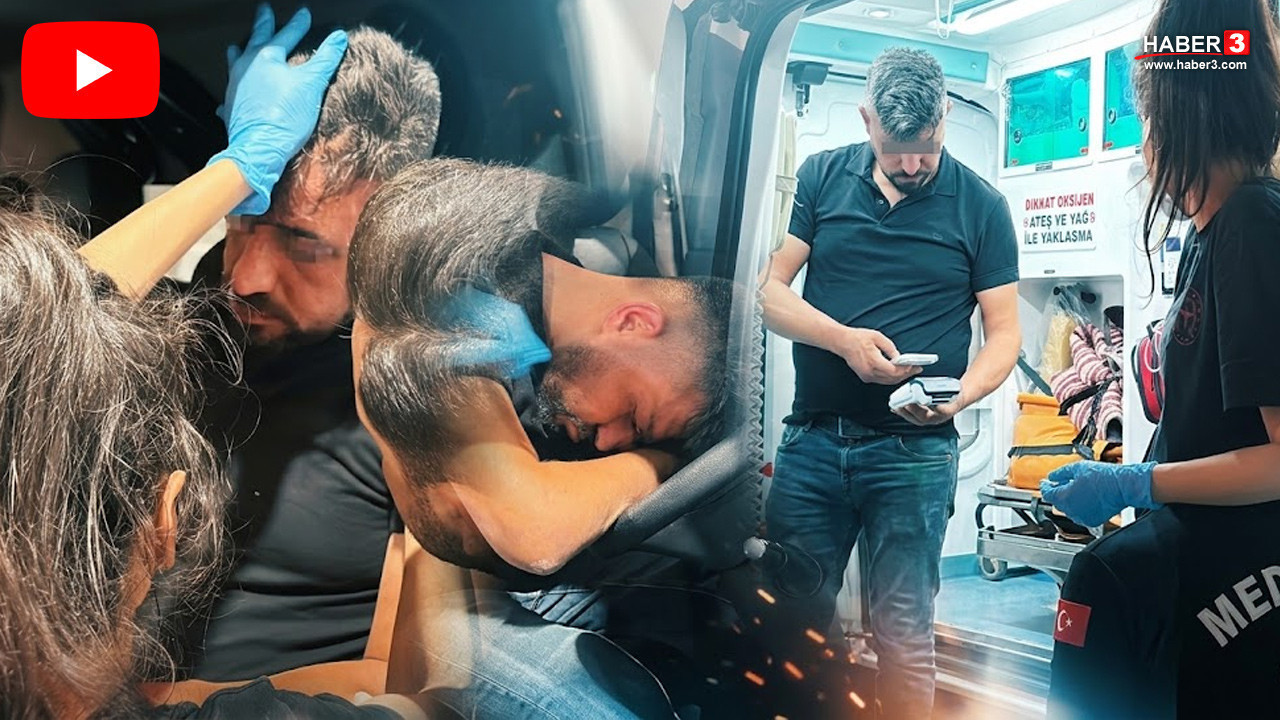 Akaryakıt alırken direksiyonda sızan alkollü trafik canavarı yakıtın ücretini ambulansta ödedi