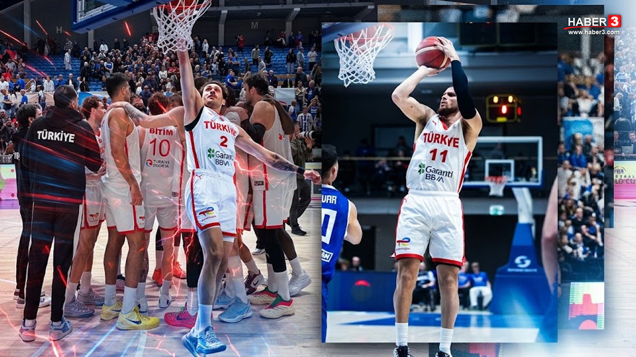 12 Dev Adam'dan tarihi zafer: İzlanda'yı 110-73 yenen Türkiye, 2027 Dünya Kupası biletini aldı