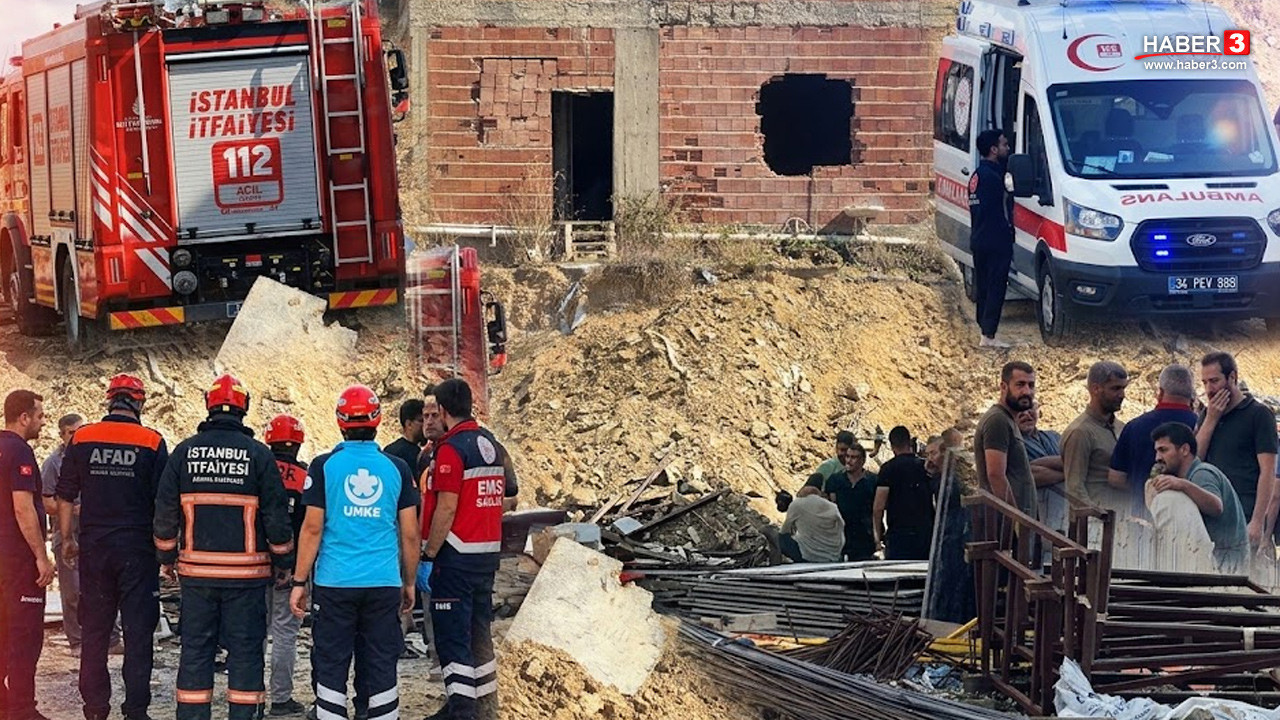 İstanbul'da inşaatta korkutan göçük: Bir işçi toprak altında