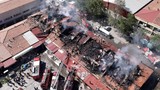 Erzincan'da büyük yangın: 20 dükkan zarar gördü
