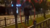Türk bayrağına hain saldırı girişimi kamerada