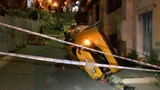 İstanbul'un göbeğinde bir taksi tam 10 metreden aşağı uçtu!