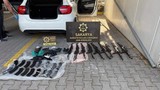 Polisin kullandığı kiralık araç yürüyen cephanelik çıktı!