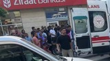 Banka şubesinde bıçaklı soygun paniği