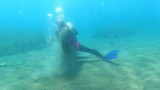 Bodrum'da deniz dibi temizliği devam ediyor